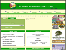 Tablet Screenshot of guyanabusiness.biz